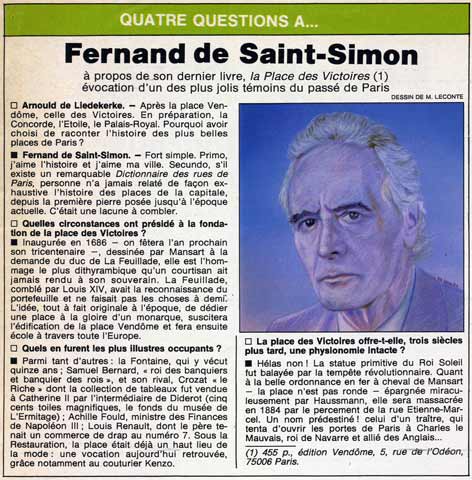 Le figaro magazine fernand de saint-simon